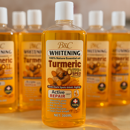 B&C Whitening Turmeric Oil super SPF50+ 300ml