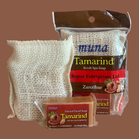 MUNA tamarind scrub spa soap 2 in 1 130g