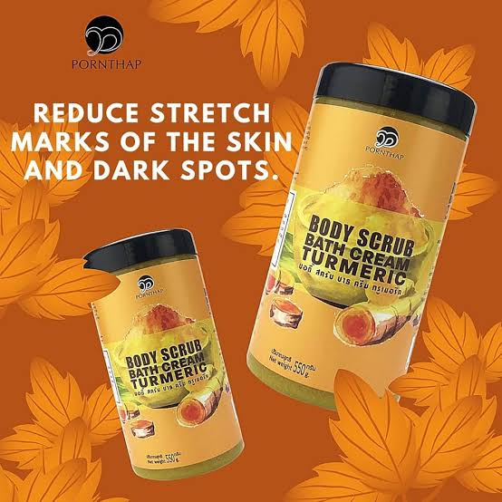 BODY SCRUB BATH CREAM TURMERIC Pornthap