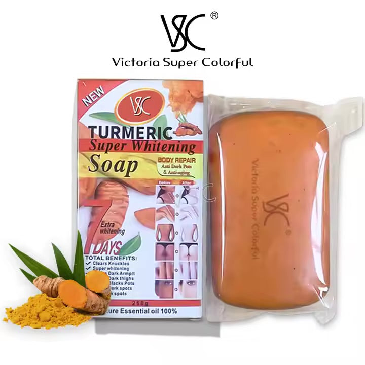 VEET GOLD TURMERIC SUPER WHITENING SOAP 250g